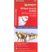 Nordöstra Afrika och Arabien Michelin 745